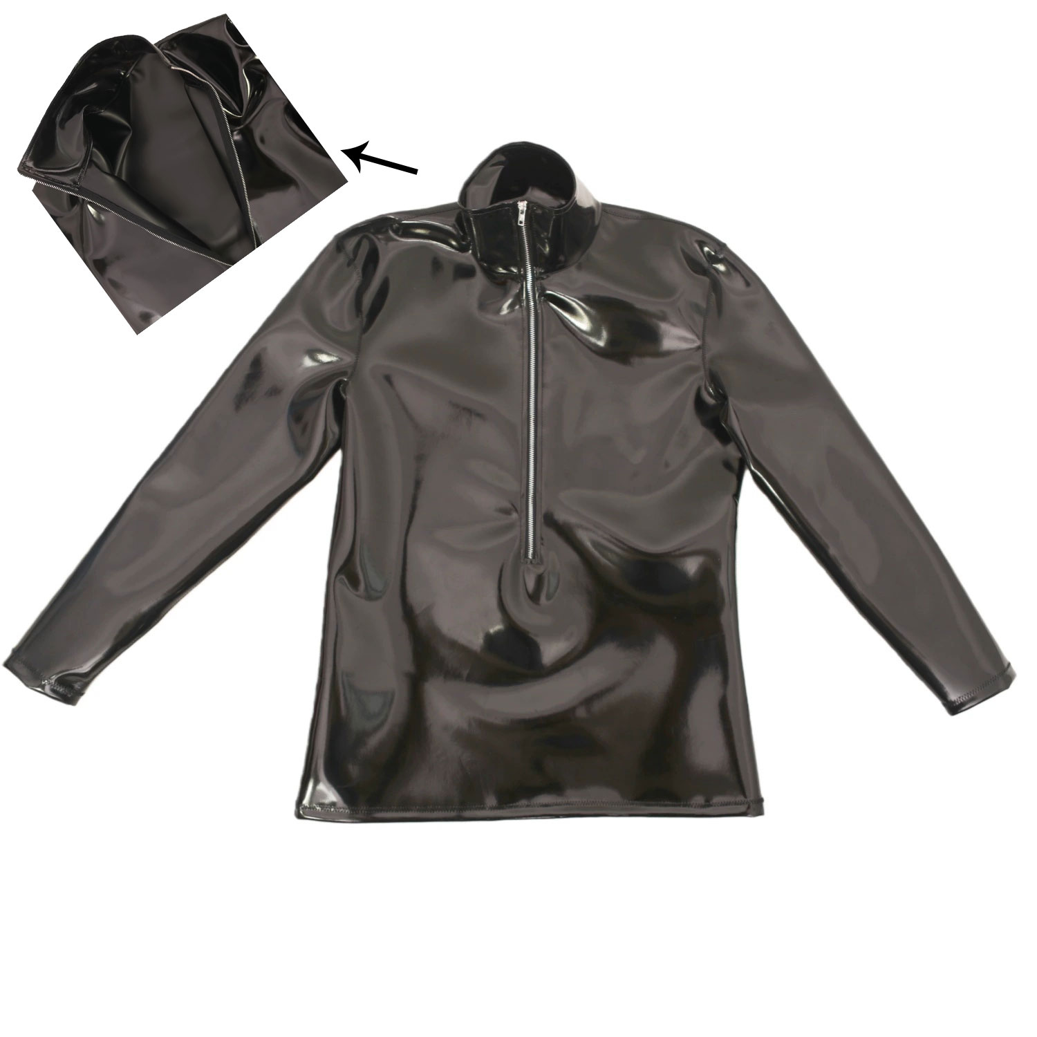 Men'S Spring Fashion - Nieuwe Mode Doek Latex heren T-shirts