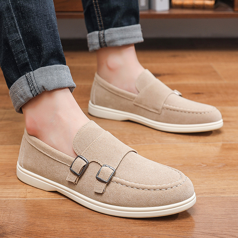 Men'S Fashion For Wedding - Heren Casual Schoenen Suède Loafers Mode