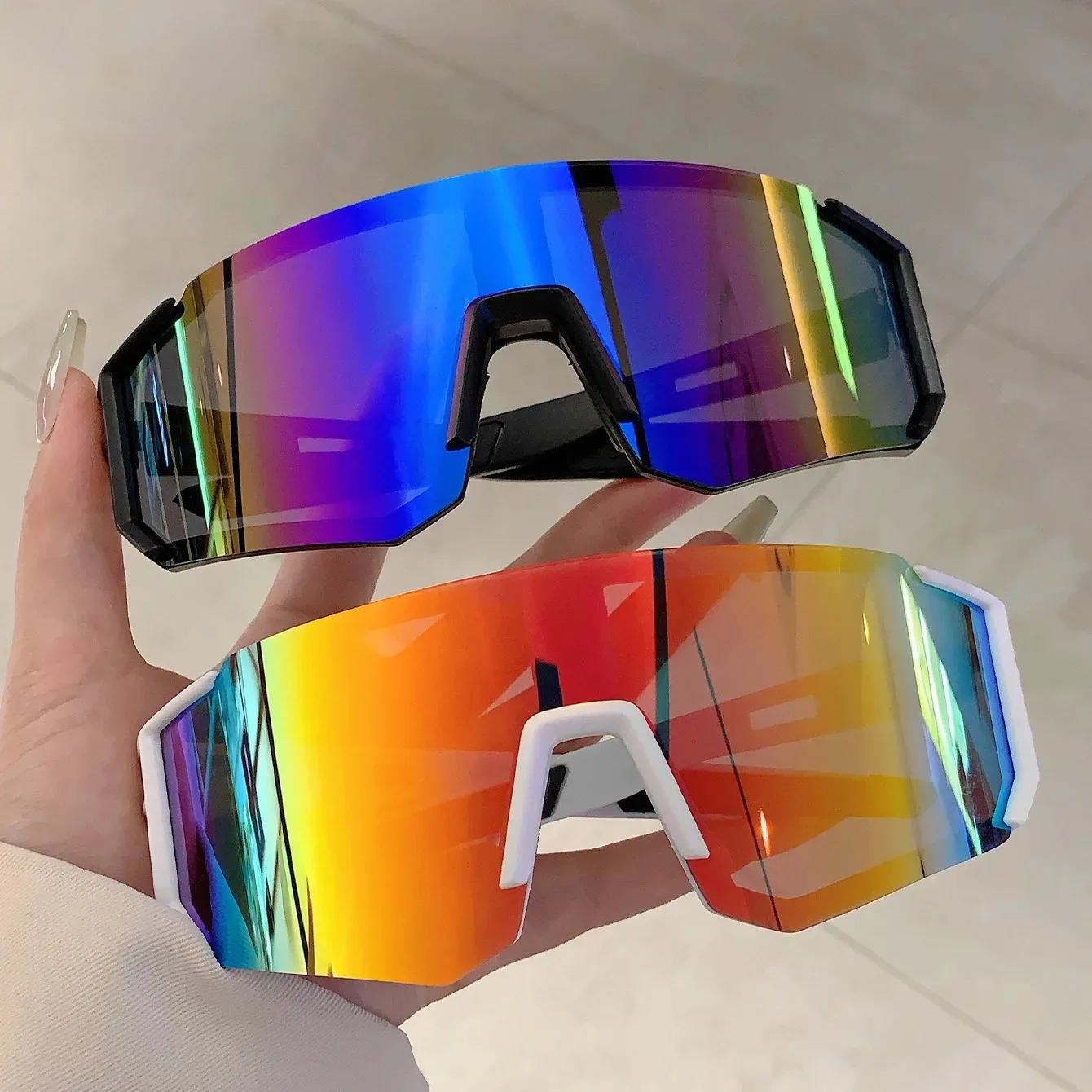 Men'S Fashion Glasses - Outdoor sportzonnebrillen voor heren, lichtgewicht oversized