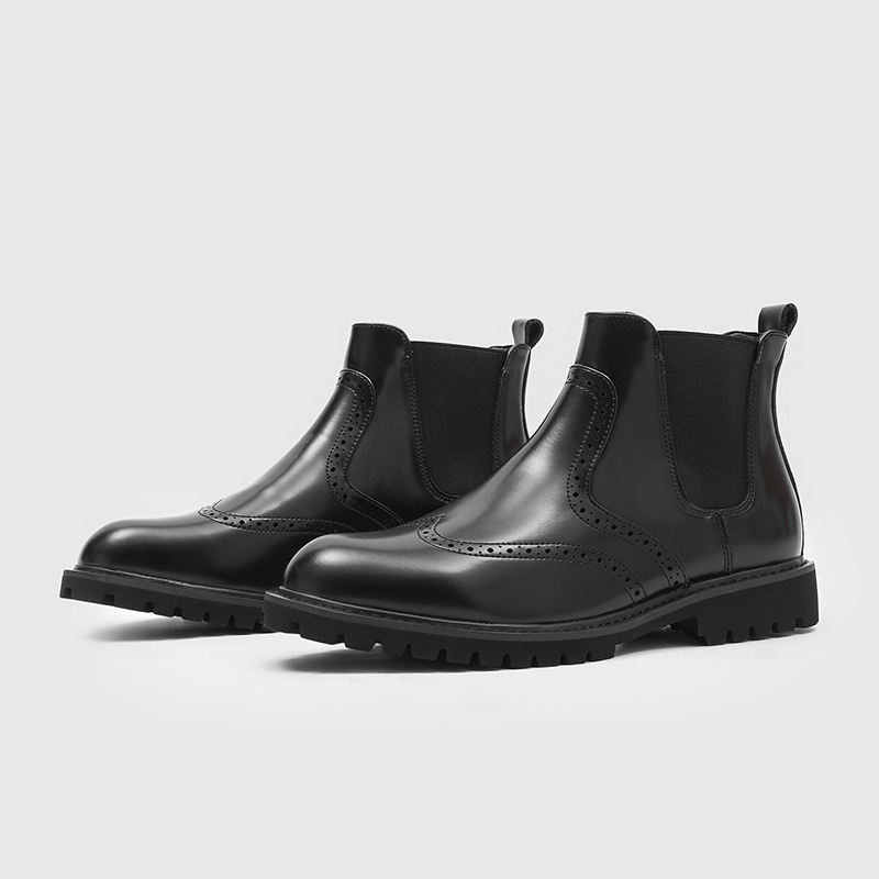 Men'S Fashion For Wedding - Herenmode bruiloft feest Chelsea boots zwart