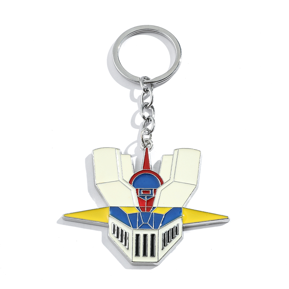 Mens Fashion Blog - Anime Cartoon Warrior Robot Logo Sleutelhanger