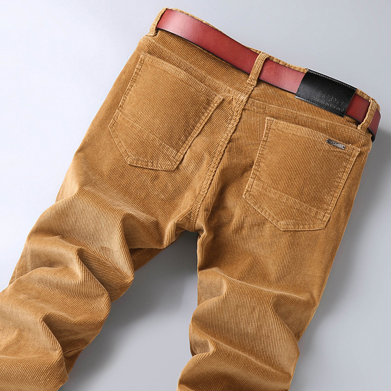 Men'S Fashion Khaki Pants - Katoenen corduroy casual broek heren herfst