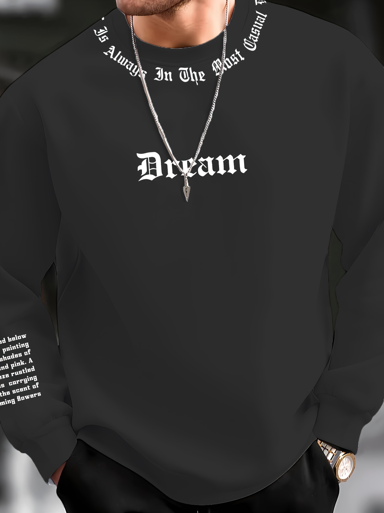 Men'S Spring Fashion - Herfst/Winter 2026 Heren Ronde Hals Sweatshirt