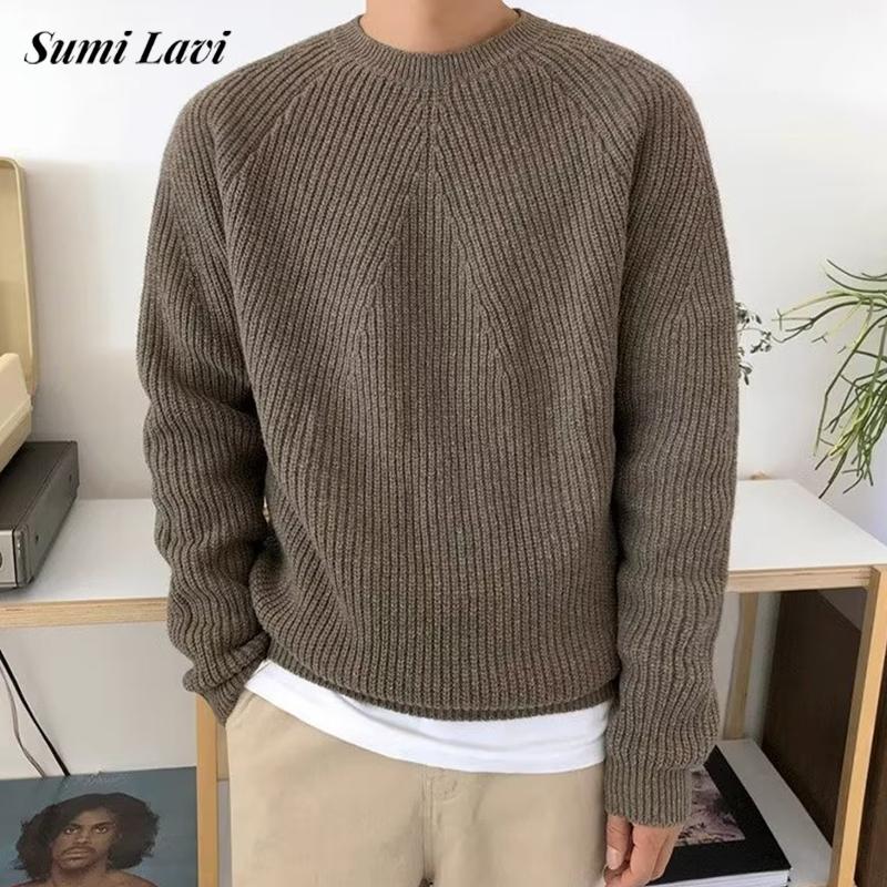 Mens Fashion Mullet - Streetwear mode heren gebreide truien lente