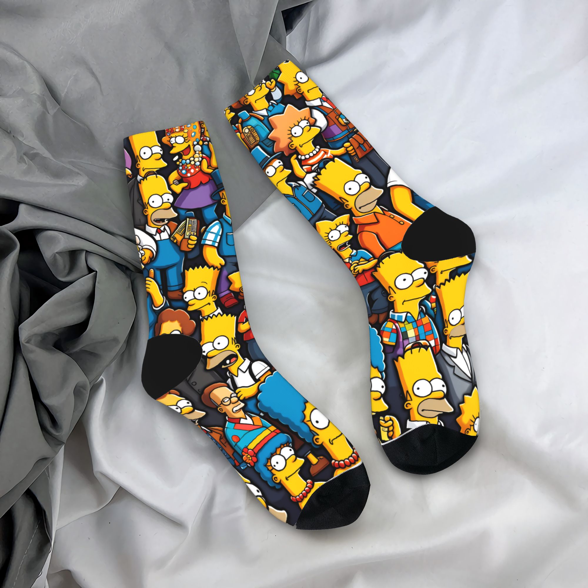 Men'S Fashion Youtube - Grappige S-Simpsons Familie Cartoon Karakters Sokken