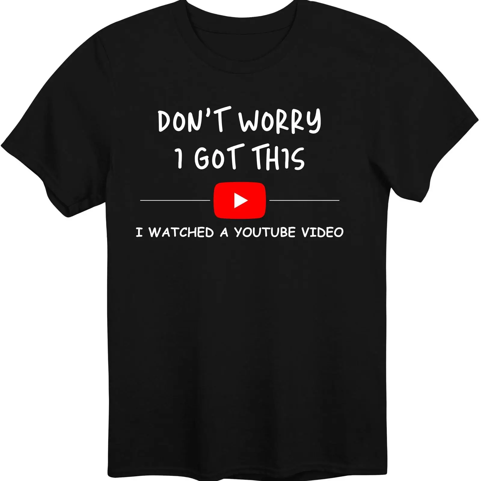 Men'S Fashion Youtube - YouTube Gecertificeerd T-Shirt 'Maak je geen