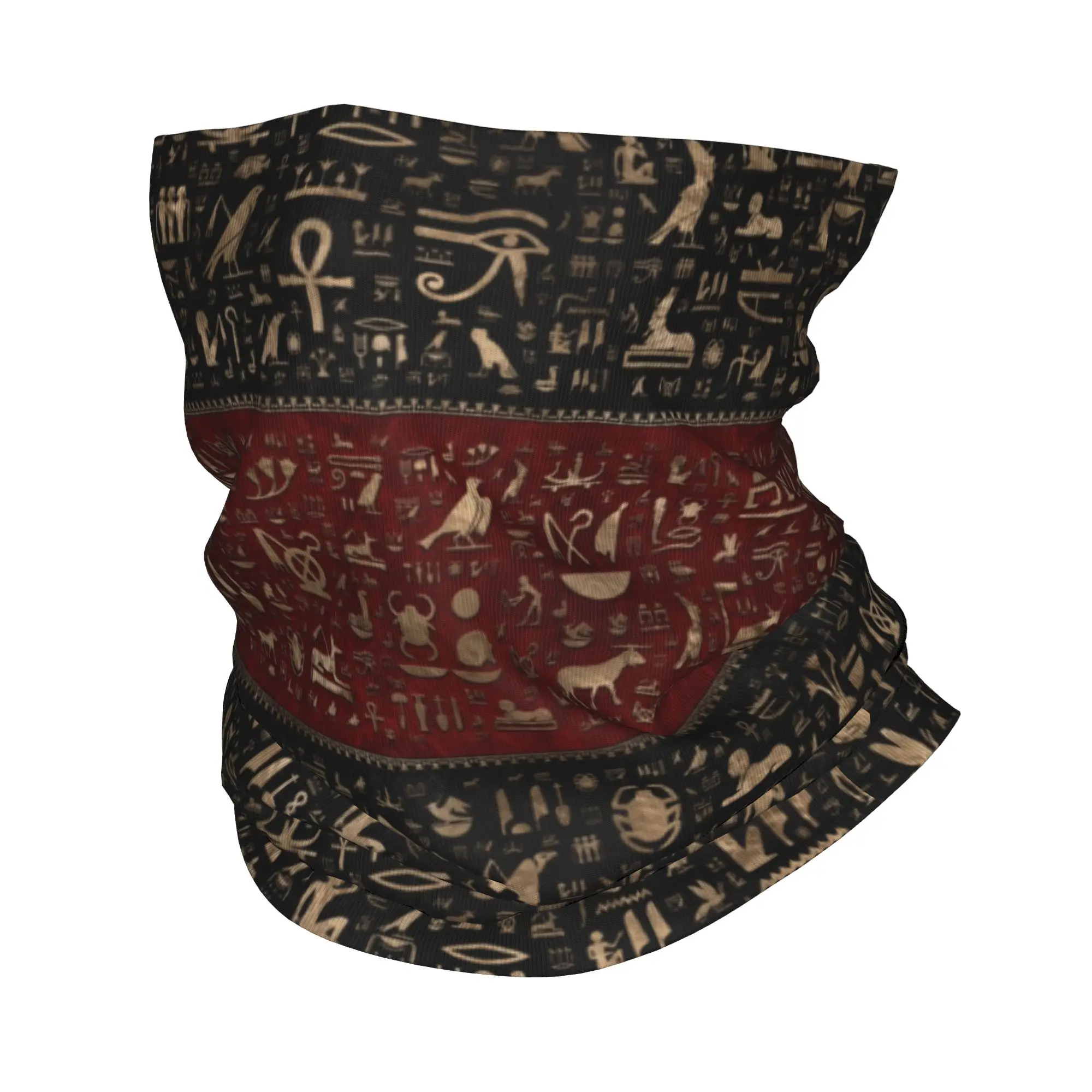 Men Fashion Egypt - Nieuwe Oude Egyptische Hiërogliefen Bandana Halsbeenkap