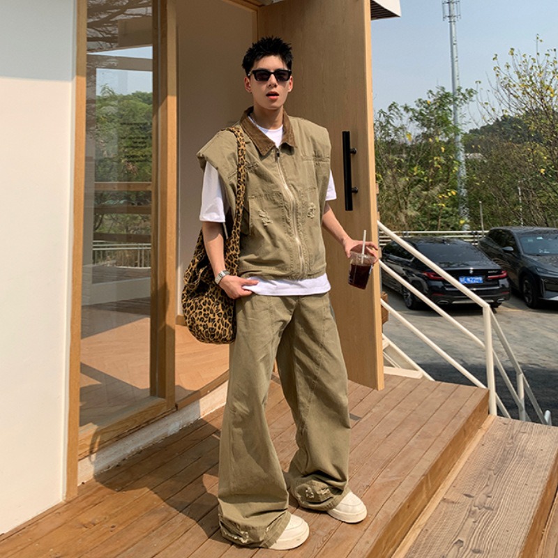 Men'S Spring Fashion - Amerikaans modemerk Retro denim jack heren