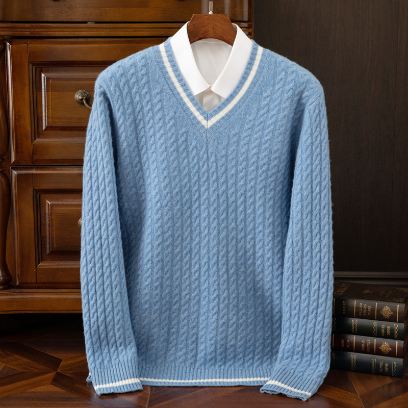Mens Fashion Mullet - Herfst En Winter Nieuwe Verdikte 100