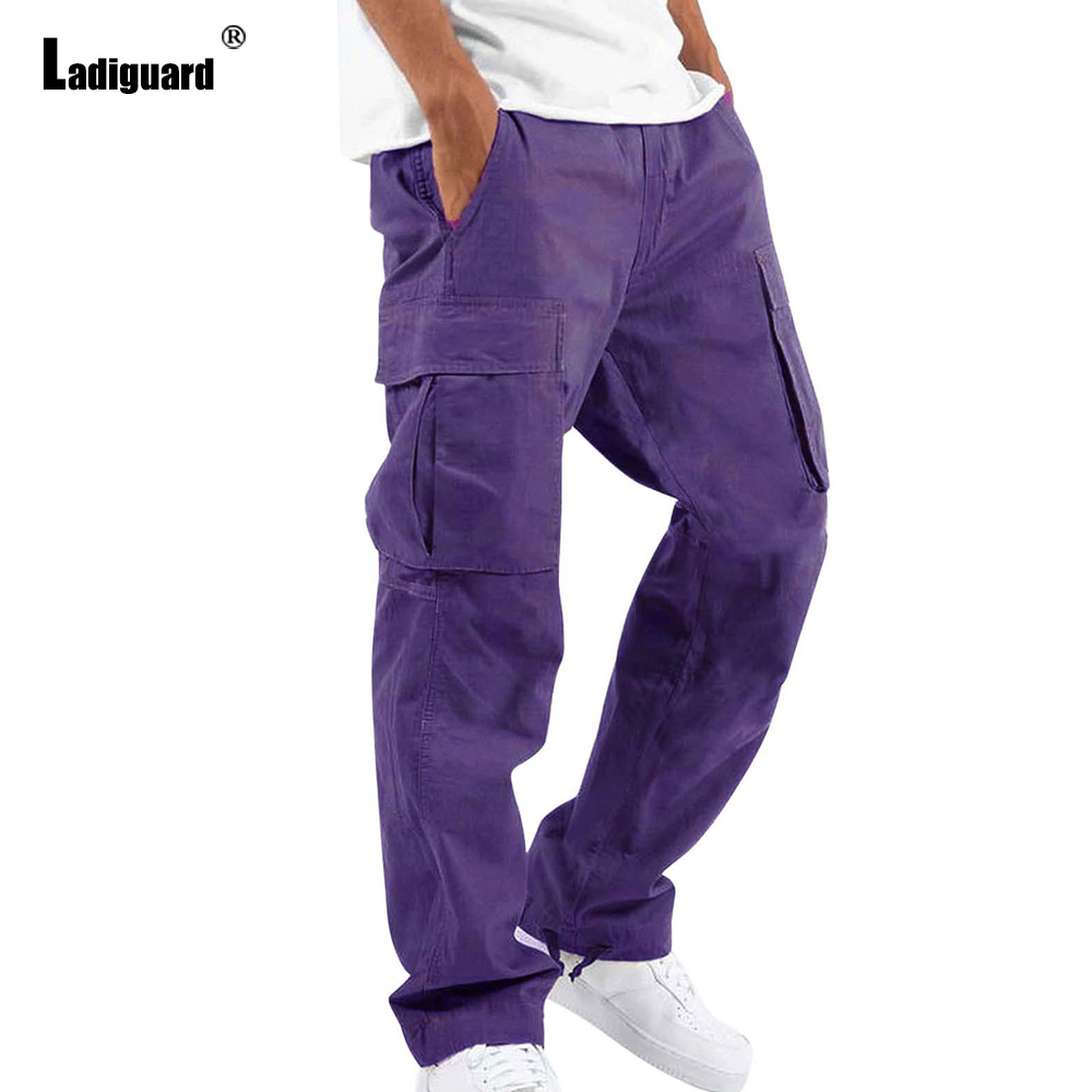 Men'S Fashion Khaki Pants - Plus Size 5xl Heren Multi-Pockets Broek