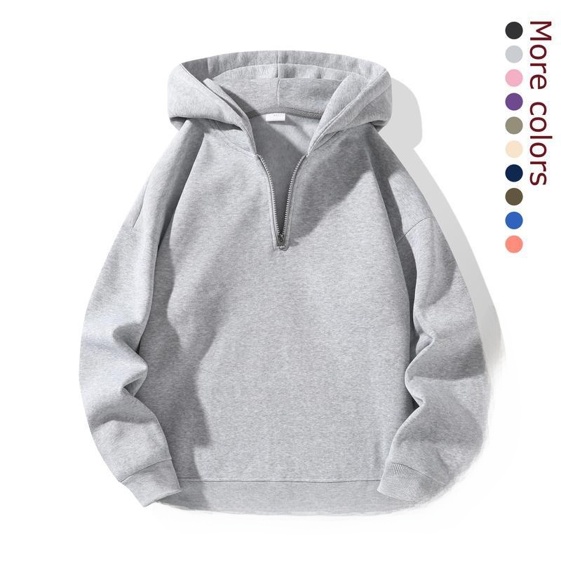 Mens Fashion Quarter Zip - Stijlvolle herenhoodie met kwart rits, comfortabel
