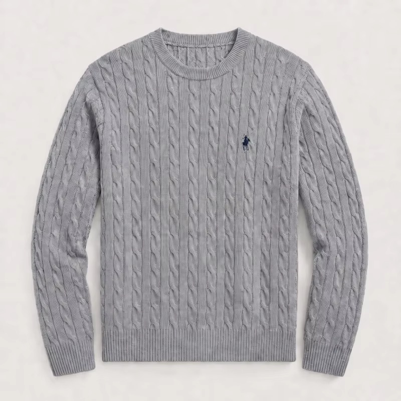 Mens Fashion Mullet - High-end jacquard trui met ponyborduursel voor