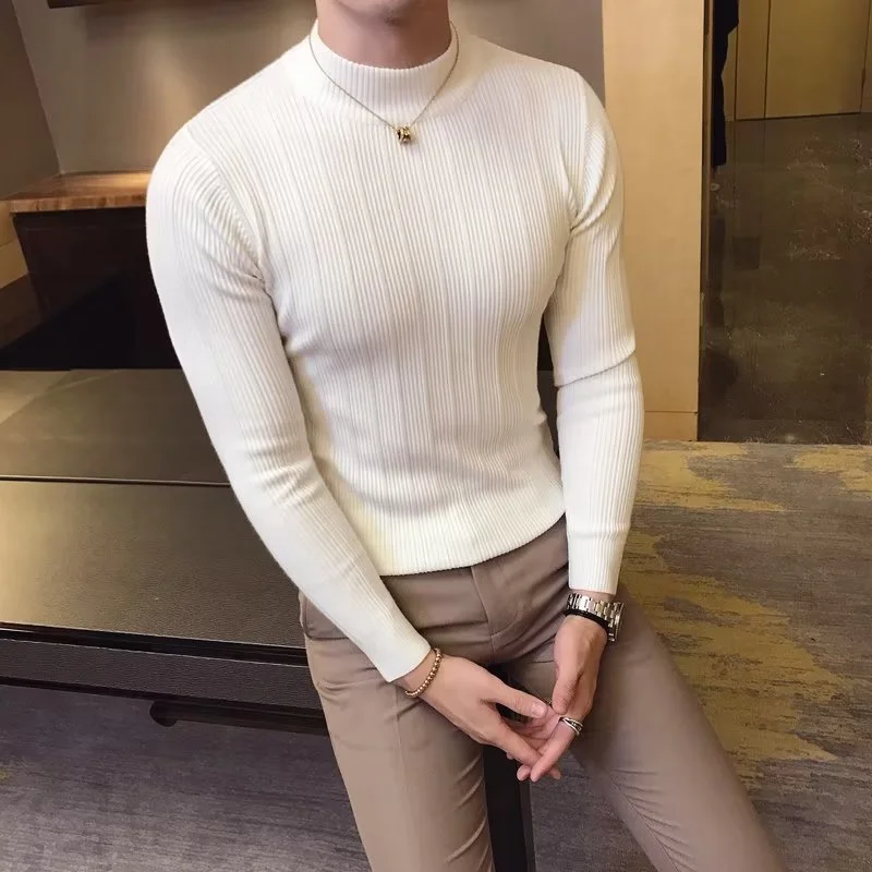 Nieuwe herfst winter hoge kraa - Mens Fashion Mullet recensie en prijs