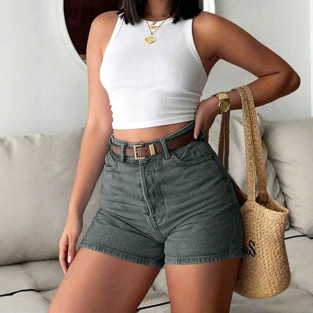 Dames zomer denim shorts hoge  - Skinny Jeans Ripped recensie en prijs