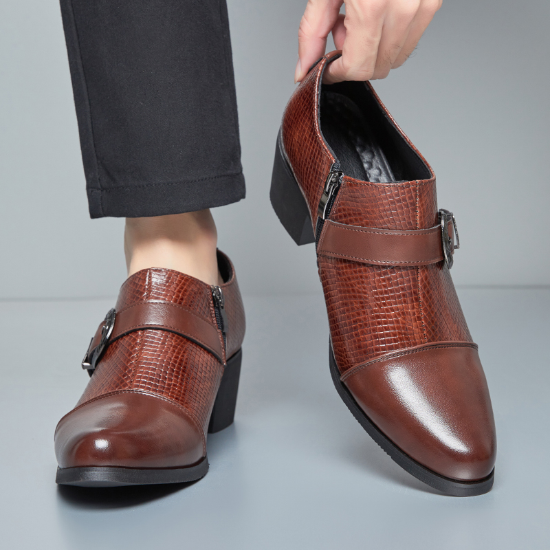 Vintage stijl leren herenschoe - Men'S Fashion For Wedding recensie en prijs