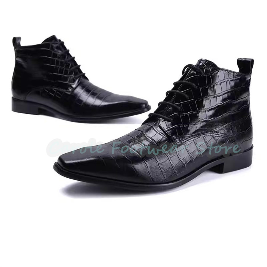 Mode lederen enkellaarzen voor - Men'S Fashion For Wedding recensie en prijs