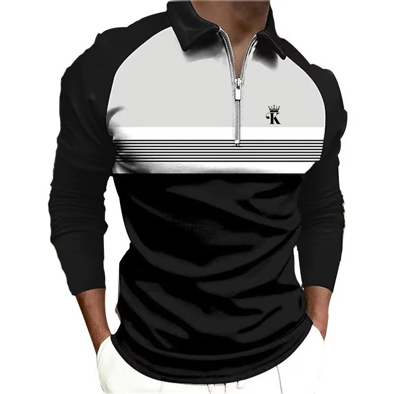 Heren poloshirt Polo met rits  - Mens Fashion Quarter Zip recensie en prijs