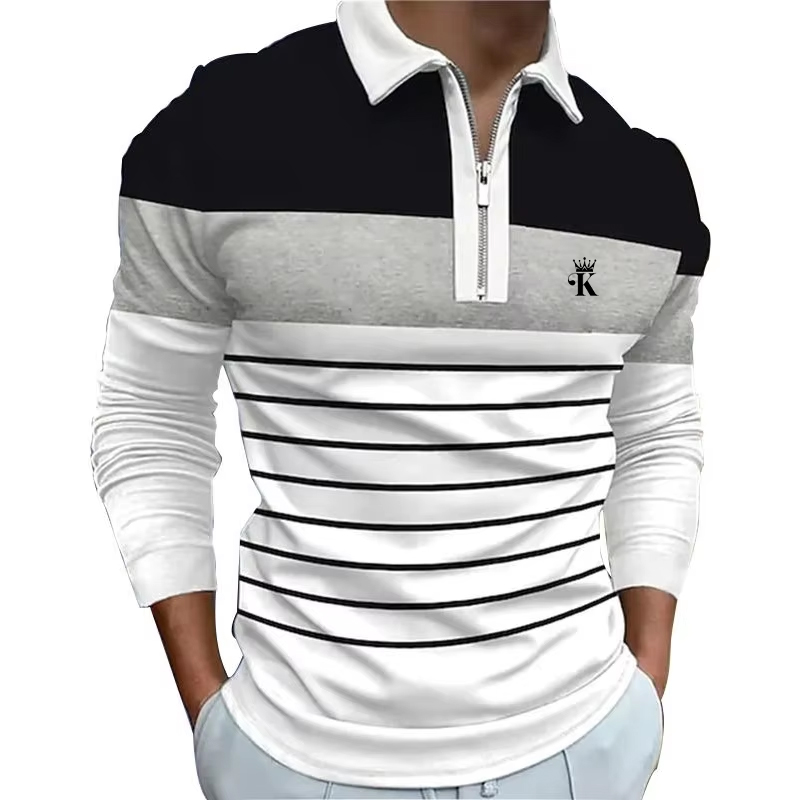 Heren poloshirt Polo met rits  - Mens Fashion Quarter Zip recensie en prijs