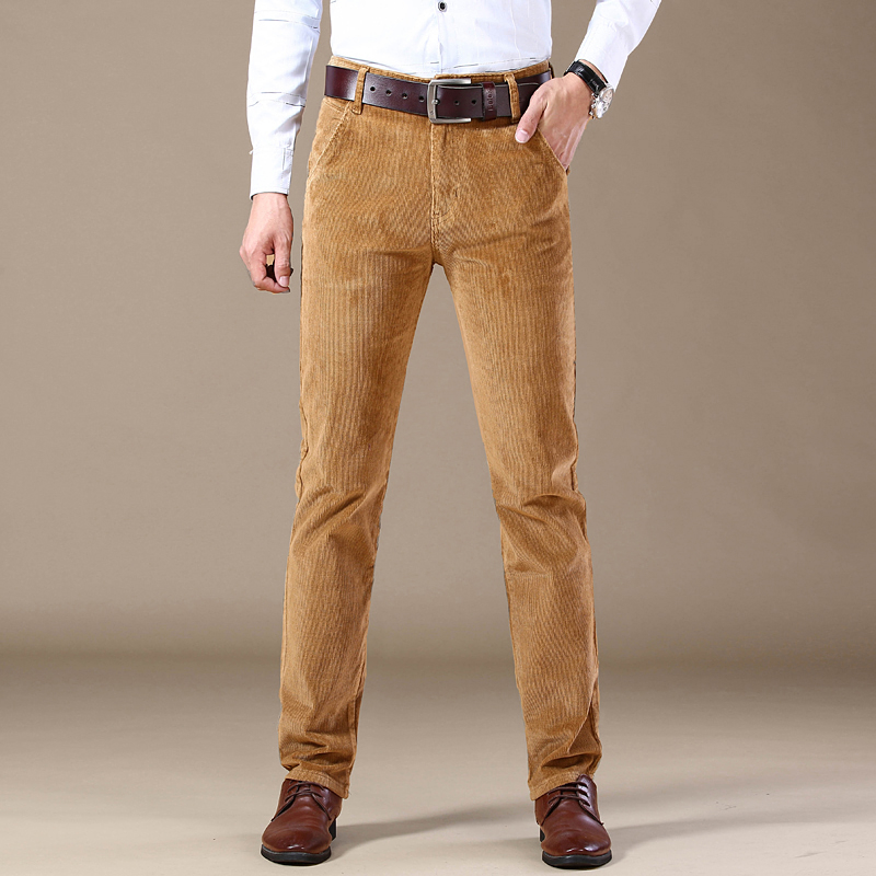 Katoenen corduroy casual broek - Men'S Fashion Khaki Pants recensie en prijs