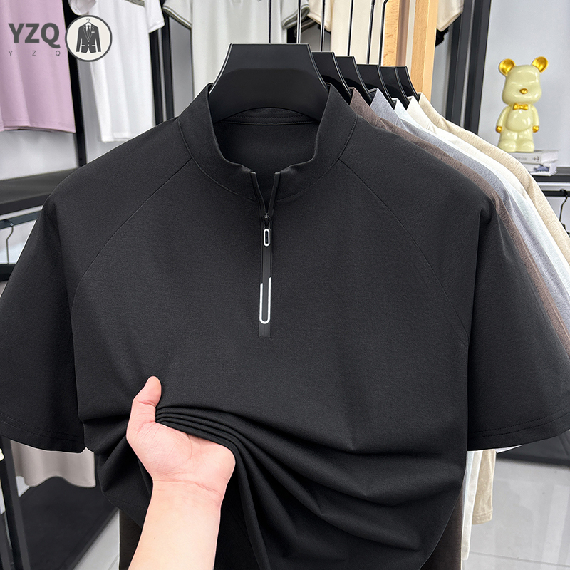 2026 Mode Heren Kwartrits T-sh - Mens Fashion Quarter Zip recensie en prijs