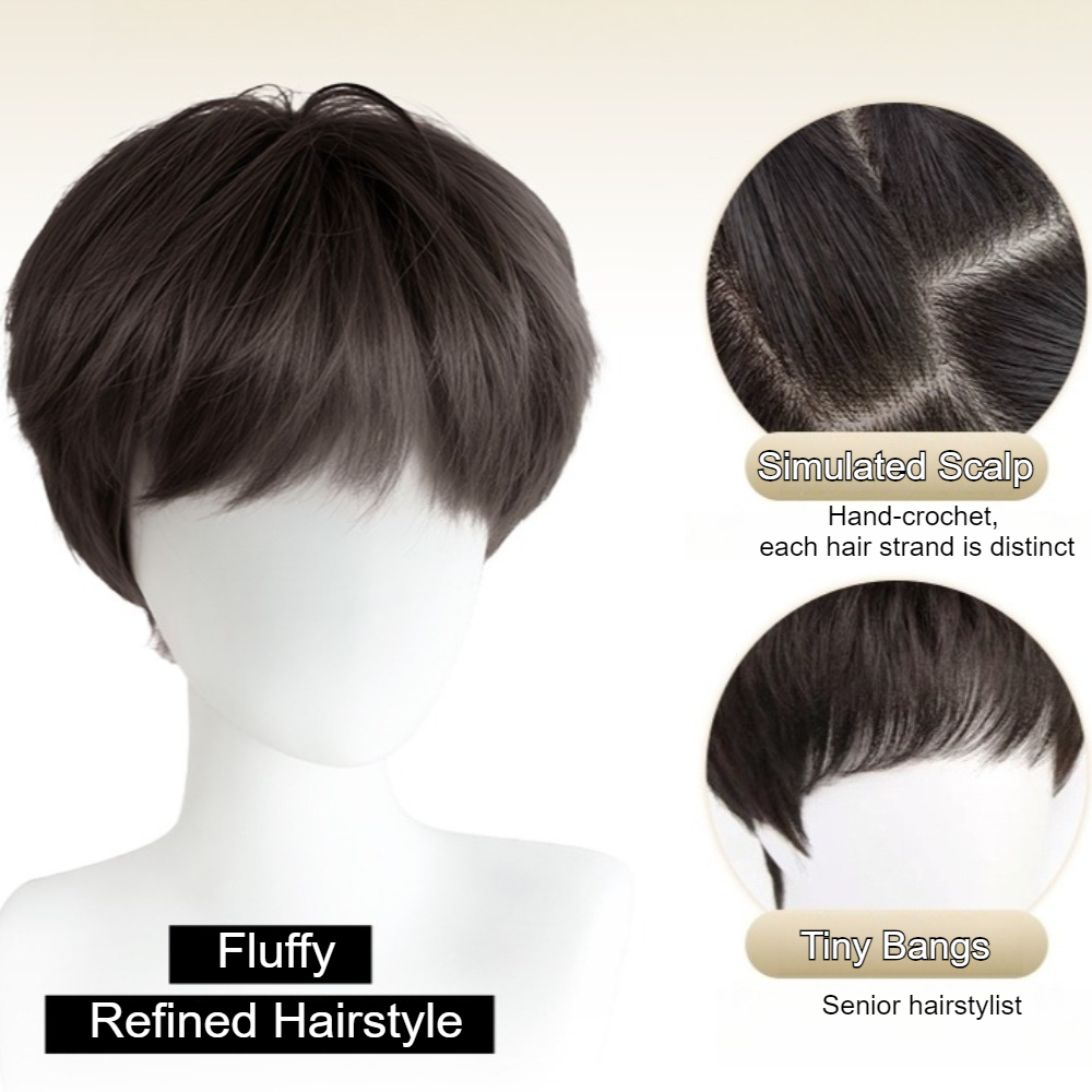 Mode Synthetisch Steil Haar Pr - Men Fashion Korean Style recensie en prijs