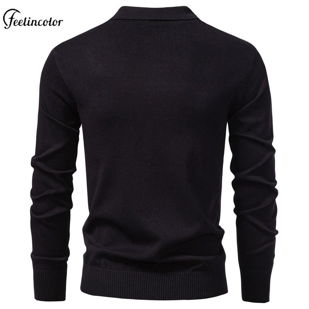 Olijfgroen herenpoloshirt met  - Mens Fashion Quarter Zip recensie en prijs