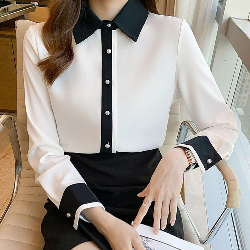 Wit Chiffon Shirt voor Vrouwen - Men Fashion Korean Style recensie en prijs
