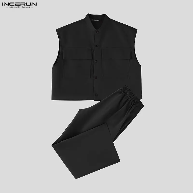 INCERUN Mannen Sets Solid Mouw - Men'S Spring Fashion recensie en prijs