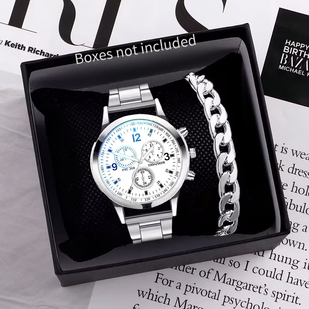 1/2PCS Heren Zakelijke Horloge - Mens Fashion Blog recensie en prijs