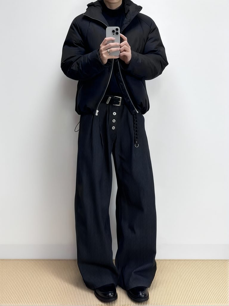 Oude stijl heren wijde pijpen  - Men'S Dress Pants Fashion recensie en prijs