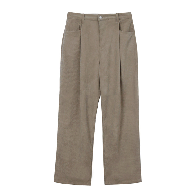 Lente heren donker kaki effen  - Men'S Fashion Khaki Pants recensie en prijs