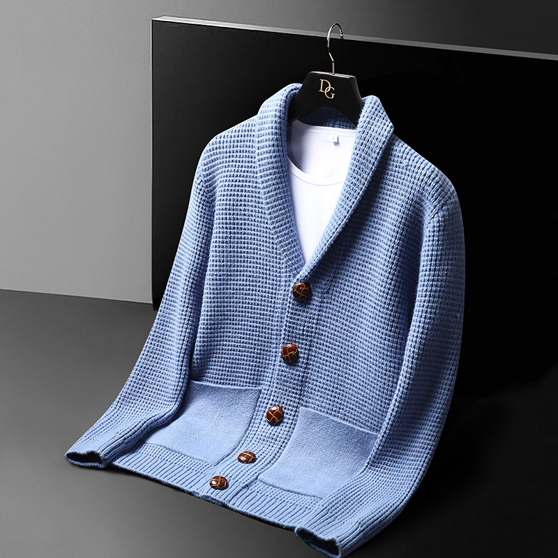 Hoogwaardige luxe gebreide jas - Men Fashion Korean Style recensie en prijs