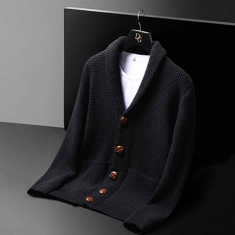Hoogwaardige luxe gebreide jas - Men Fashion Korean Style recensie en prijs