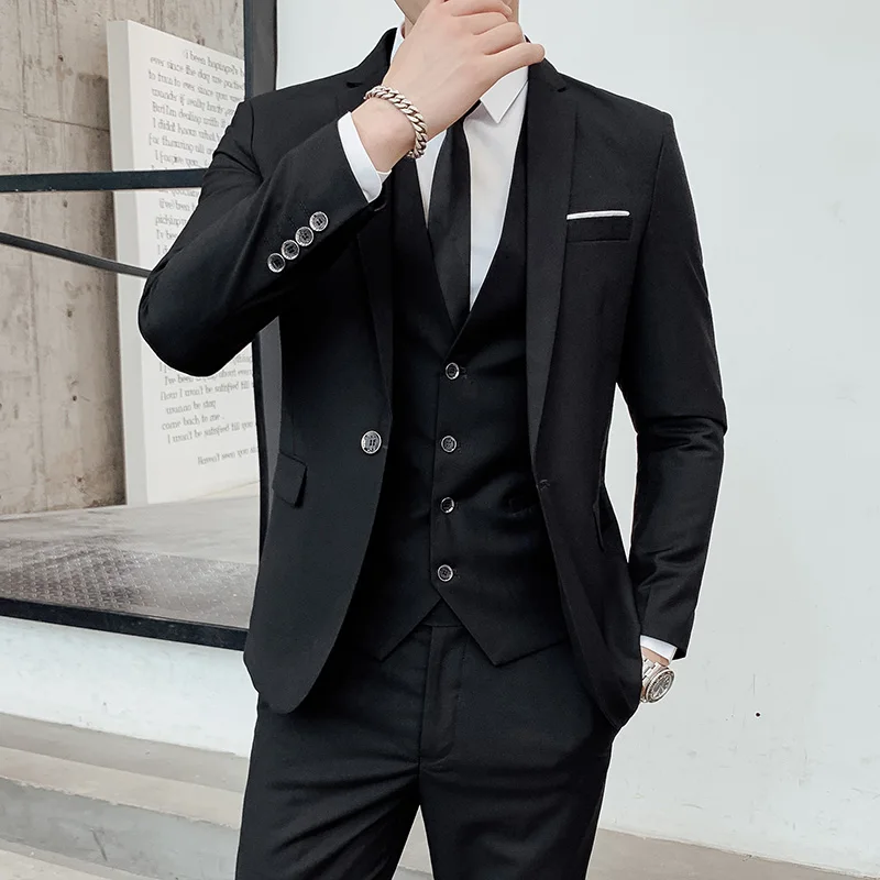 Pak (Blazer+Vest+Broek) Heren  - Men'S Dress Pants Fashion recensie en prijs