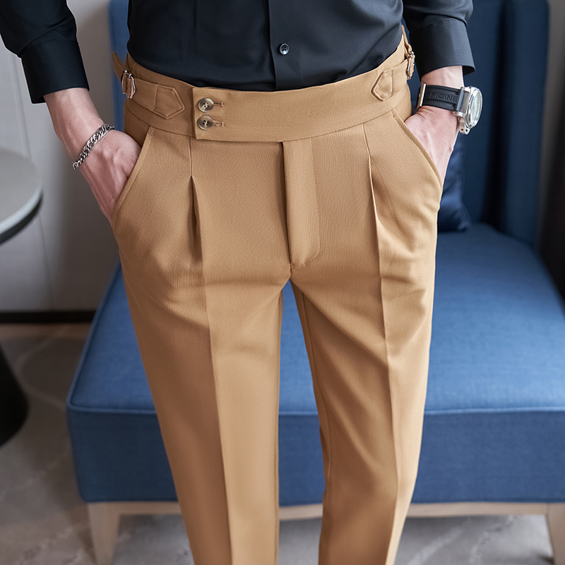 2026 Nieuwe Zwarte Herenpakbro - Men'S Fashion Khaki Pants recensie en prijs