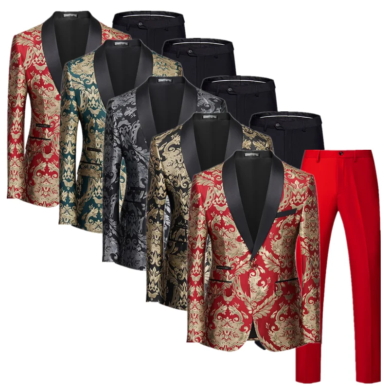 Zakelijk sociaal jacquardpakke - Men'S Dress Pants Fashion recensie en prijs