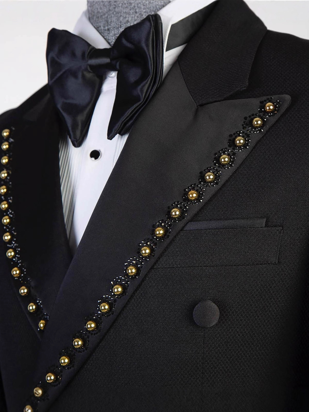 Dubbelgeknoopte, met kralen ve - Men'S Dress Pants Fashion recensie en prijs