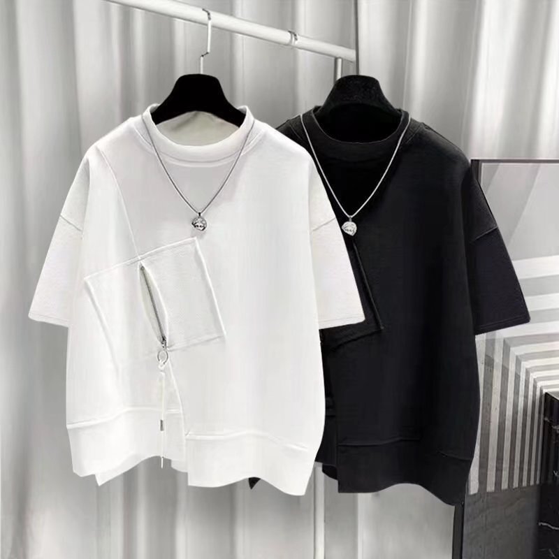 QICHE Heren T-shirt met zak, r - Mens Fashion Quarter Zip recensie en prijs