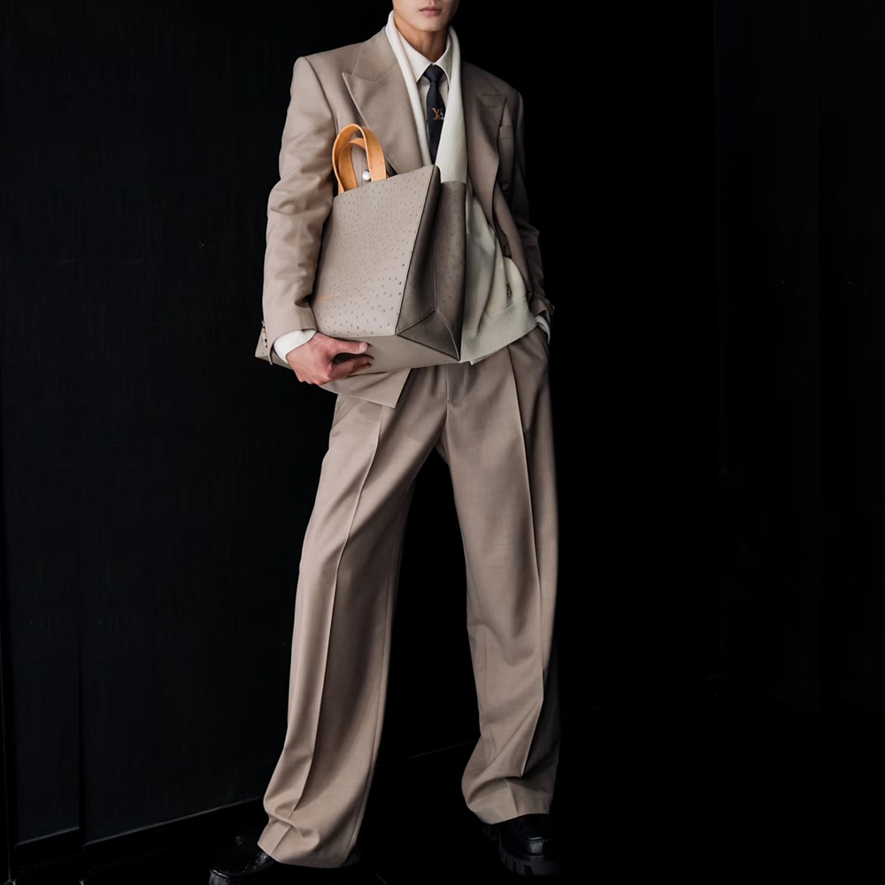 Mode Kaki Double Breasted Piek - Men'S Fashion Khaki Pants recensie en prijs