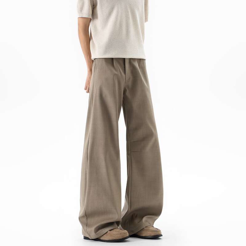 Kaki Vintage Geplooide Herenpa - Men'S Fashion Khaki Pants recensie en prijs