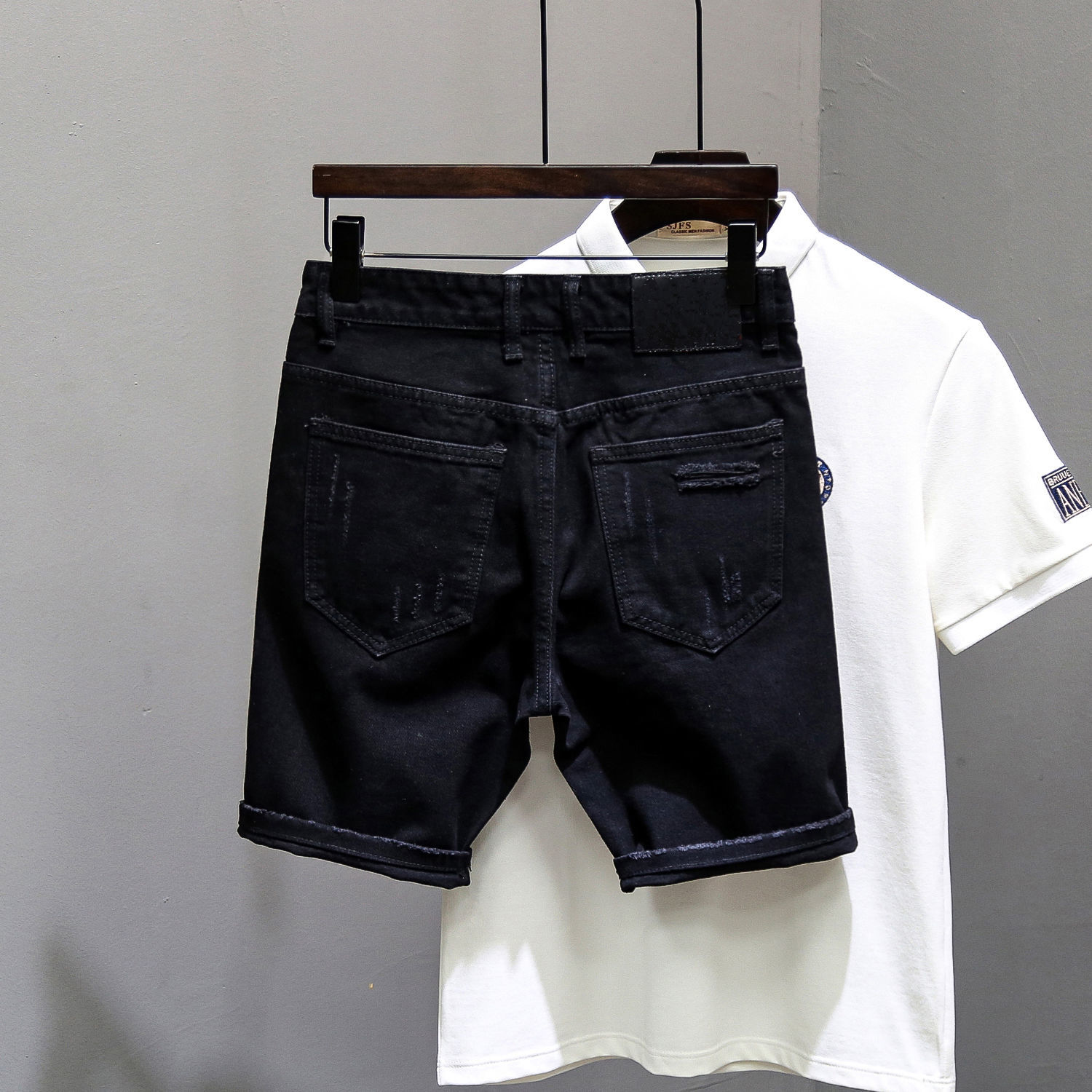 Skinny korte jeansbroek voor h - Skinny Jeans Ripped recensie en prijs