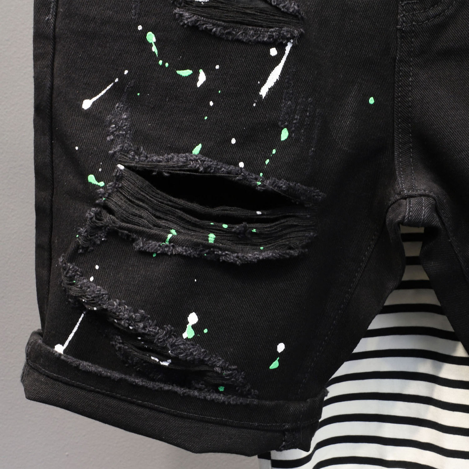 Skinny korte jeansbroek voor h - Skinny Jeans Ripped recensie en prijs