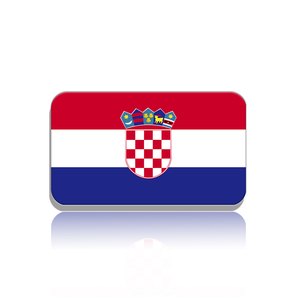 Kroatië vlag revers pin broche - Mens Fashion Blog recensie en prijs
