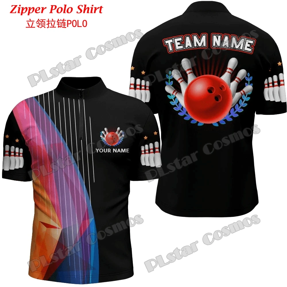 Op maat met naam Bowling Team  - Mens Fashion Quarter Zip recensie en prijs