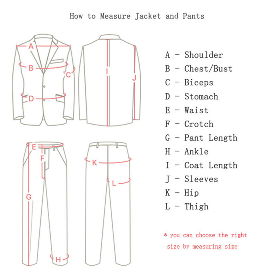 Op maat gemaakt nieuw heren 2- - Mens Fashion Trajes recensie en prijs