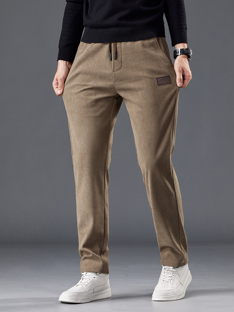 Corduroy herenbroek herfst nie - Men'S Fashion Khaki Pants recensie en prijs