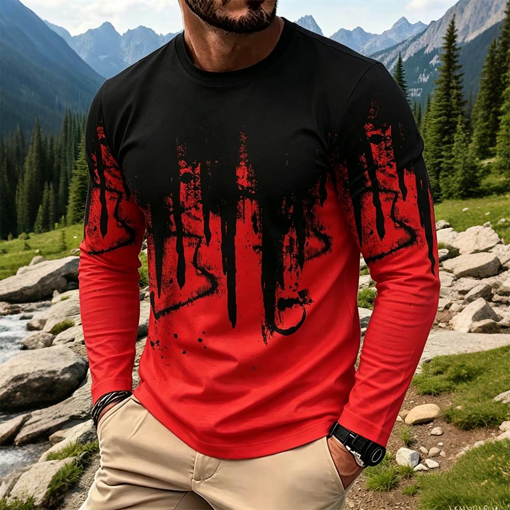 Herentrui met gradiënt inktspa - Men'S Spring Fashion recensie en prijs