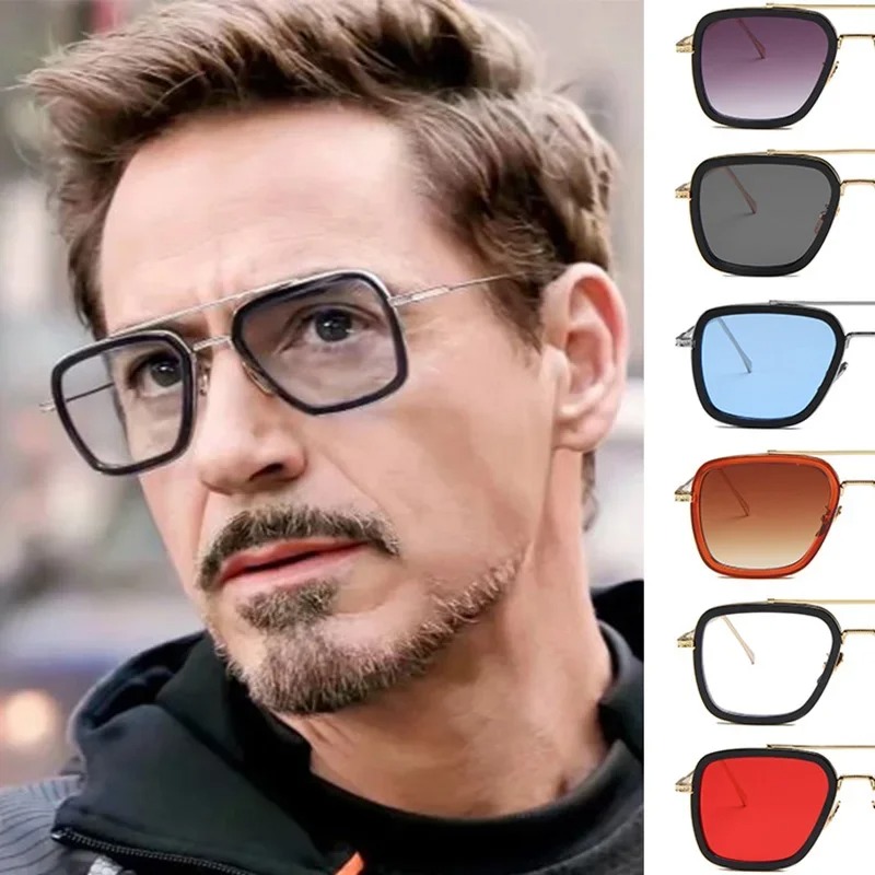 Steam Punk Tony Stark zonnebri - Men'S Fashion Glasses recensie en prijs